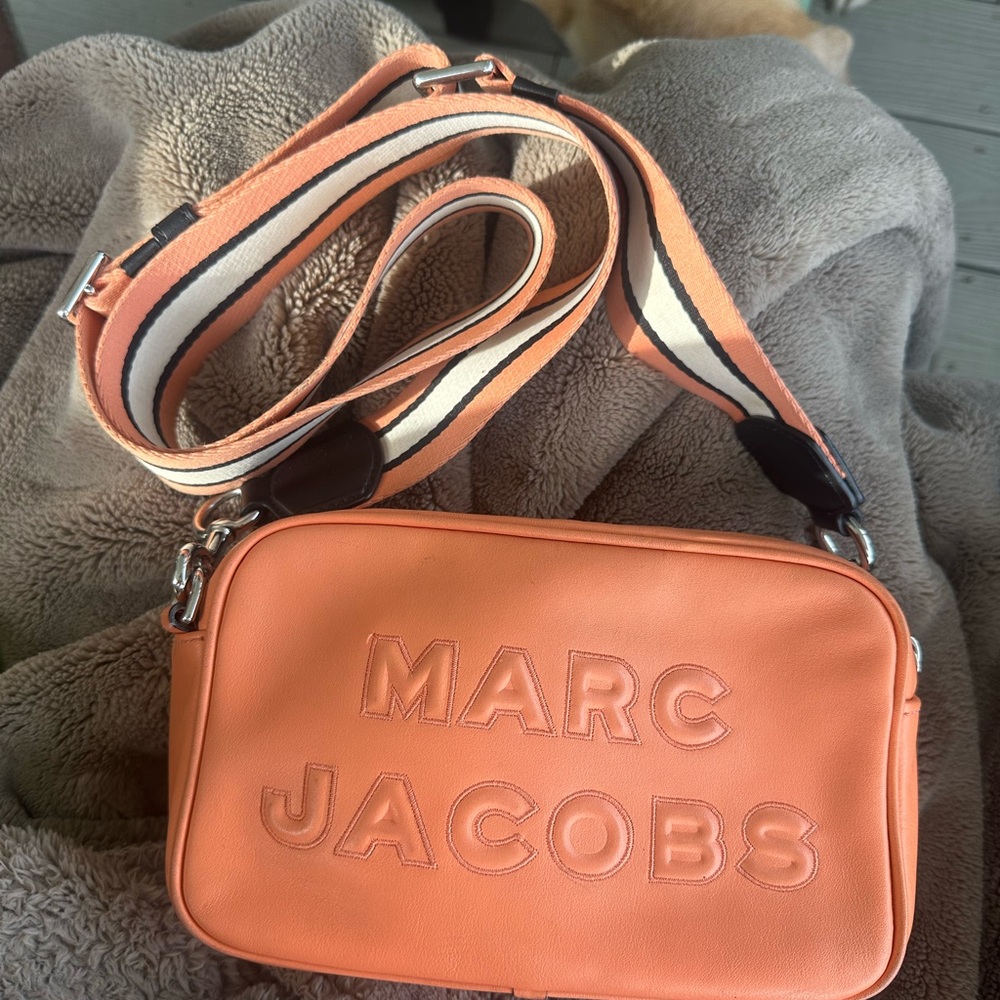 Marc Jacobs Vibrant Orange Leather Bag